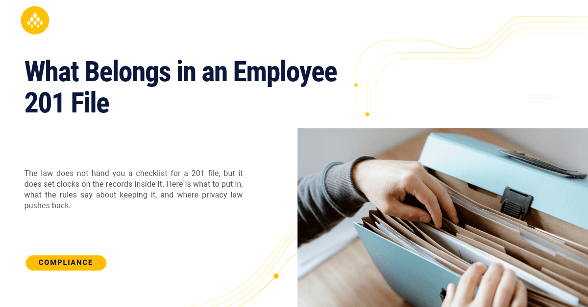 What belongs in an employee 201 file guide for Philippine employers