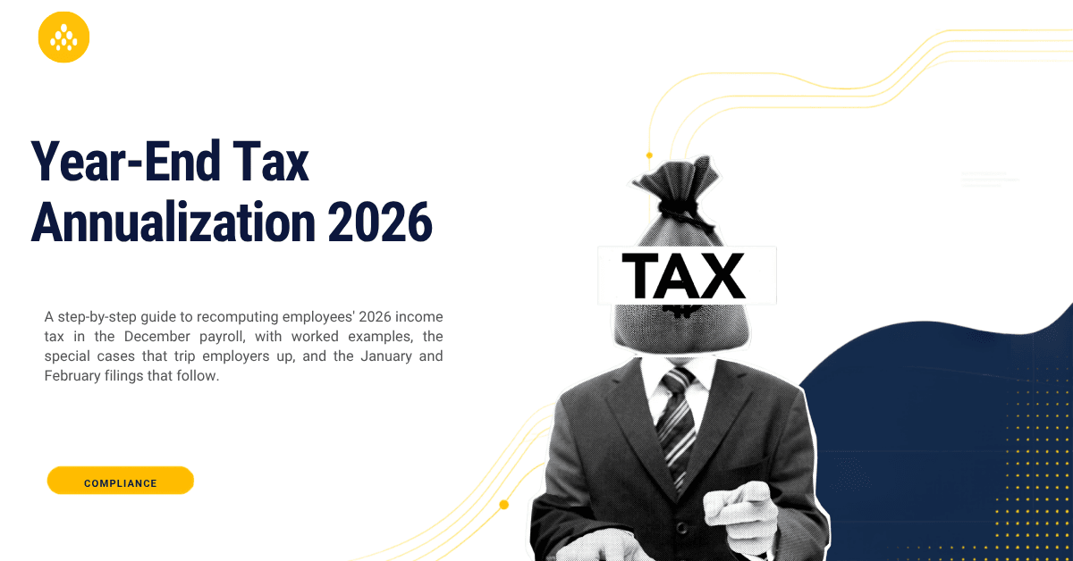 Year-end tax annualization 2026 guide for Philippine employers
